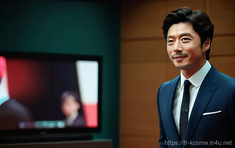 안일권 드라마 카메오 출연 - **Prompt:** A cozy, modern living room at night, softly lit by ambient lamps. A diverse group of fou...